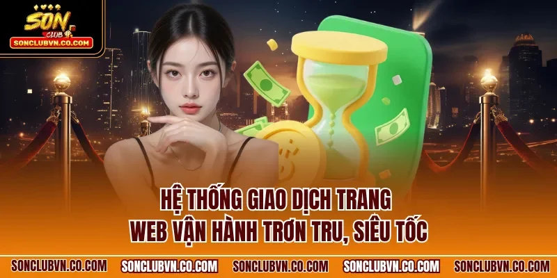 Hệ thống giao dịch trang web vận hành trơn tru, siêu tốc